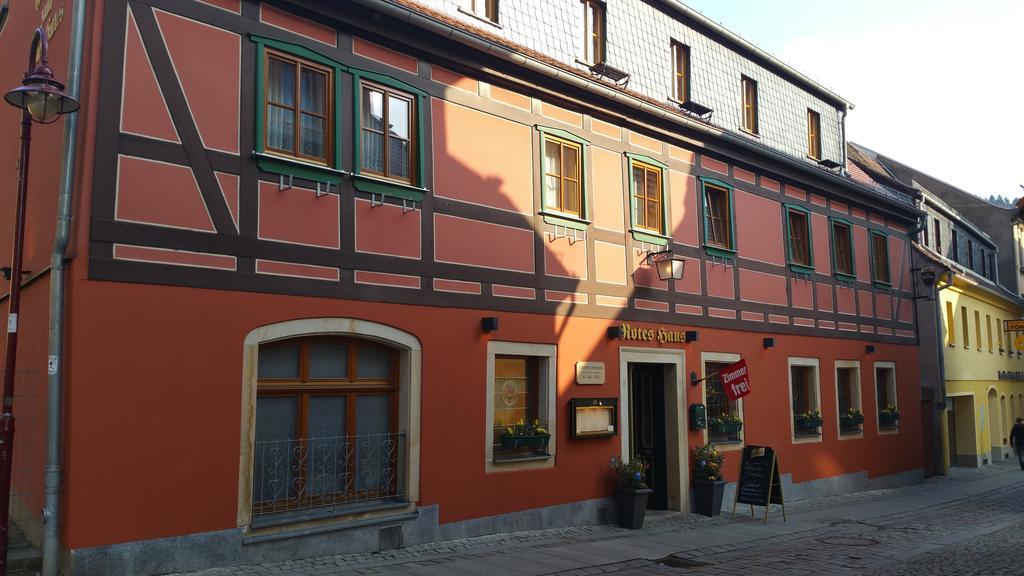 Gasthaus& Pension Zum Roten Haus Bad Schandau Luaran gambar