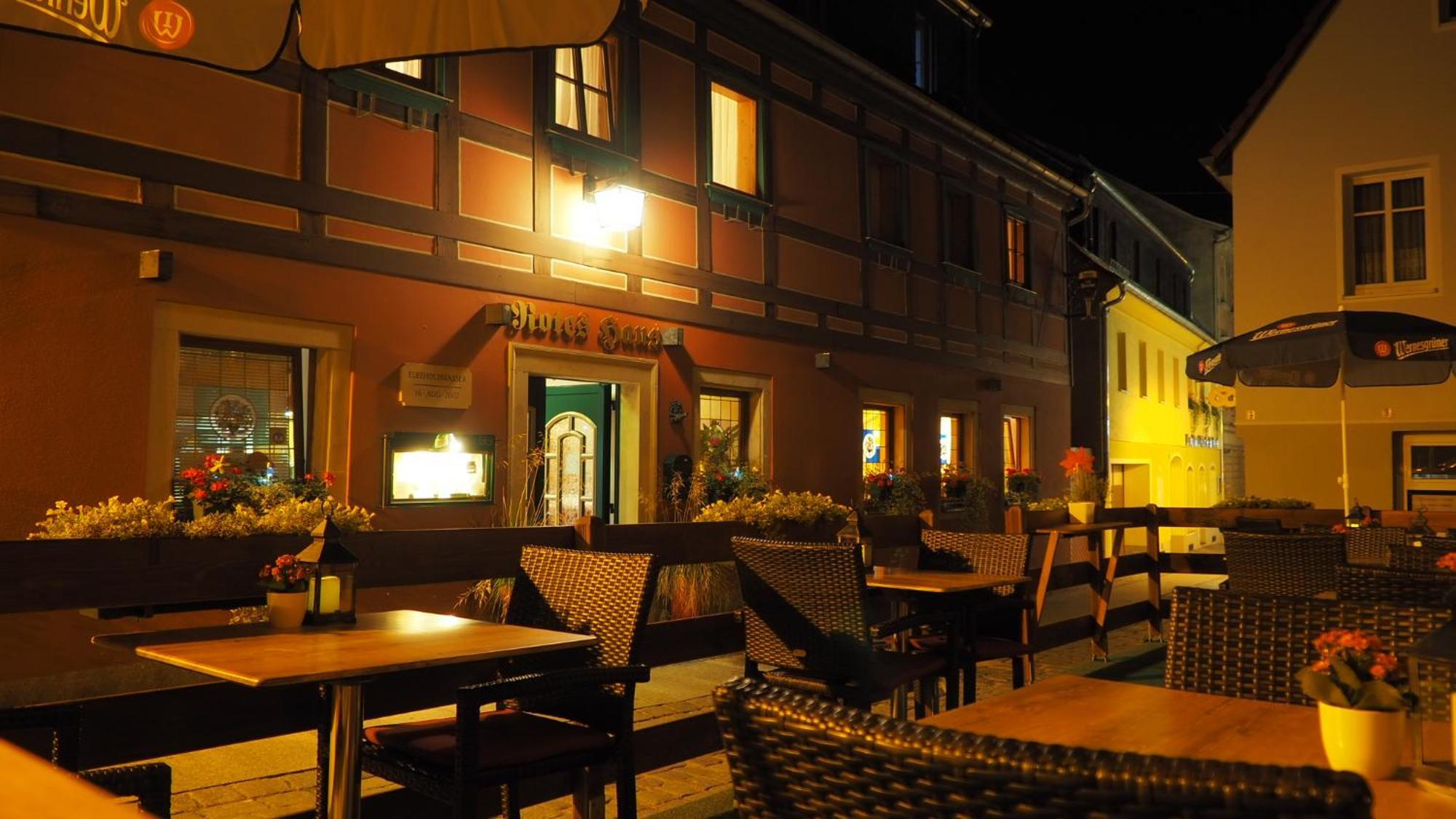 Gasthaus& Pension Zum Roten Haus Bad Schandau Luaran gambar