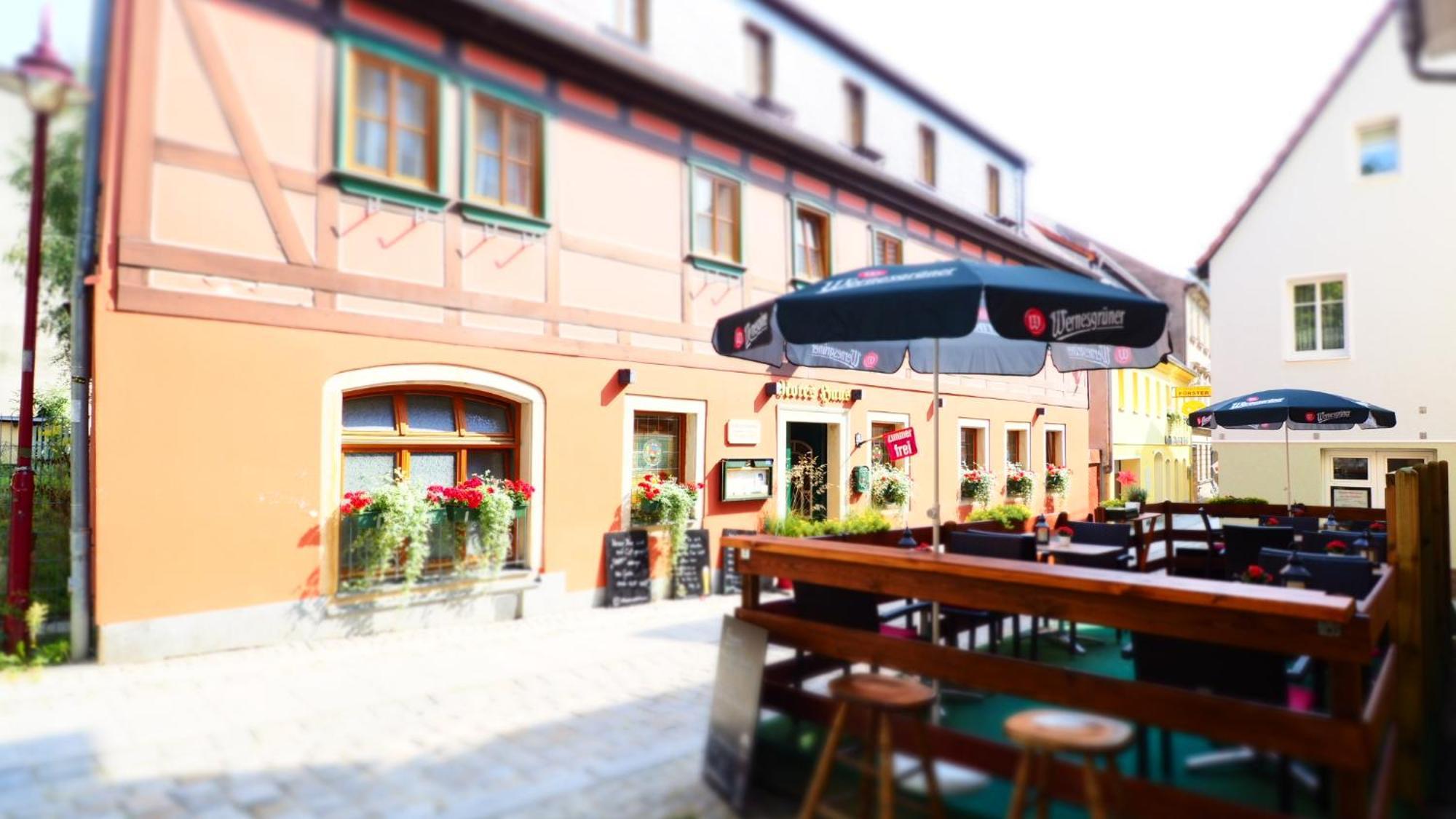 Gasthaus& Pension Zum Roten Haus Bad Schandau Luaran gambar